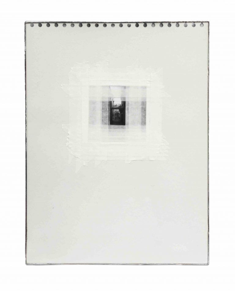 Mohammad Ghazali | 2016 | B&W Analog Photography Gelatin Silver Print + Tape | 39 × 29 cm | N.A |